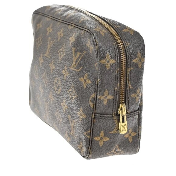 LOUIS VUITTON Trousse Toilette 23 Clutch Hand Bag Monogram Brown M47524 30YH342 - Picture 4 of 16